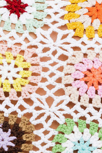 Emilee Sleeveless Multi Crochet Top