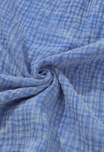 Load image into Gallery viewer, Rosa Mineral Wash Crinkle Top- Blue