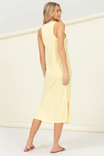 Load image into Gallery viewer, Hazy Dreams Sleeveless Mixi Dress - Butter