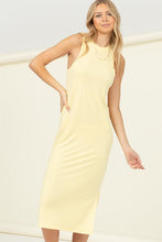 Load image into Gallery viewer, Hazy Dreams Sleeveless Mixi Dress - Butter