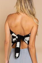 Load image into Gallery viewer, Stay the Weekend Checkerboard Pattern Tube Top Sweater - 2 Colors