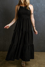 Load image into Gallery viewer, Veronica Spaghetti Strap Maxi Dress- Black