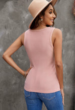 Load image into Gallery viewer, Pria Ribbed Tank- Pink