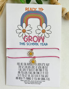 First Day Of School Wish Bracelets- Various