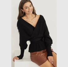 Load image into Gallery viewer, Love Me Right Knit Top- Black