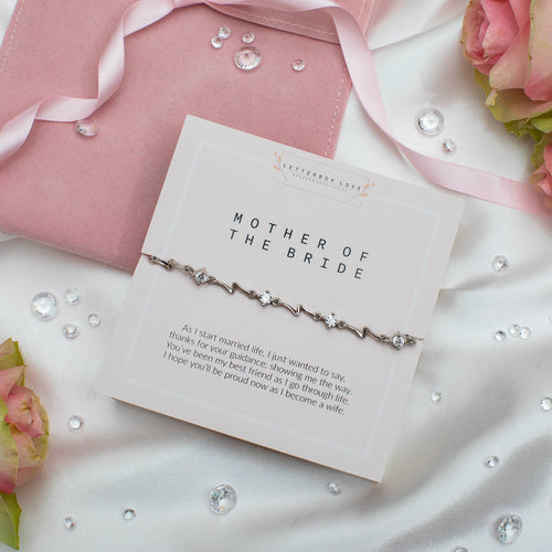Letterbox Love- Mother of the Bride Bracelet