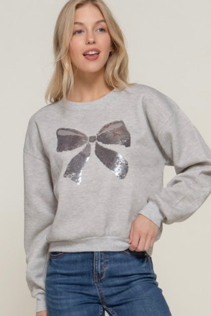 Sienna Sequin Fleece Sweatshirt