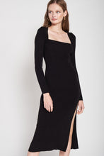 Load image into Gallery viewer, Mary Square Neck Long Sleeve Midi Dress