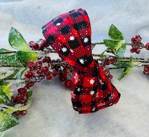 Plaid Snowflake Headbands