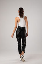 Load image into Gallery viewer, Monroe Faux Leather Pants - Black