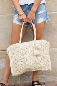 Straw Traveler Tote - 2 Colors
