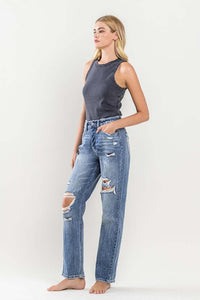 90'S Vintage Slim Straight Jean - Medium Wash
