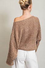 Load image into Gallery viewer, Hanna Loose Fit Knit Top - Mocha