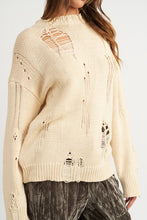 Load image into Gallery viewer, Diana Distressed Oversized Sweater - 2 Colors