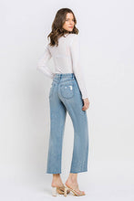 Load image into Gallery viewer, Callie Mid Rise Crop Wide Leg Jeans - Medium