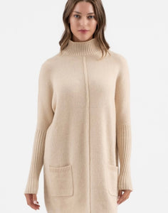 Mindy Mock Neck Sweater Dress