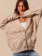 Load image into Gallery viewer, Marcella Textured Knit Button Front Cardigan