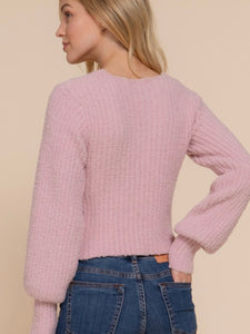 Camila Long Sleeve Ribbed Sweater