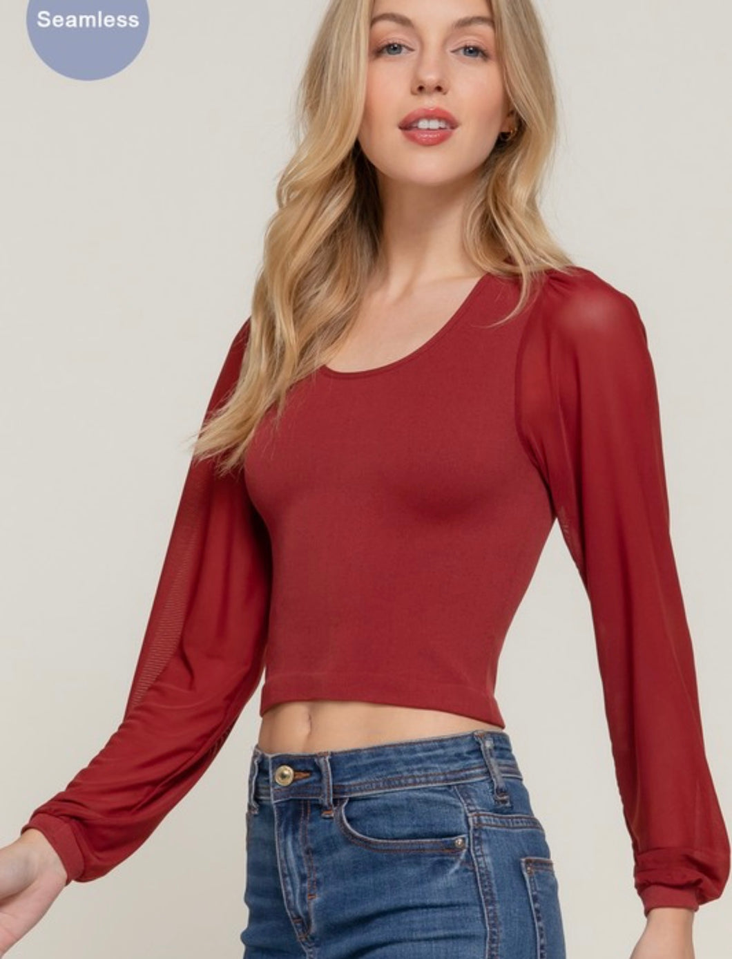 Diana Round Neck Seamless Top