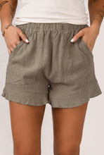 Load image into Gallery viewer, Willow Ruffle Shorts- Khaki
