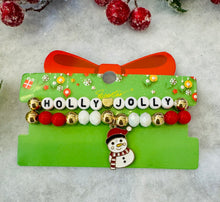 Load image into Gallery viewer, Christmas Words Bracelet &amp; Chain