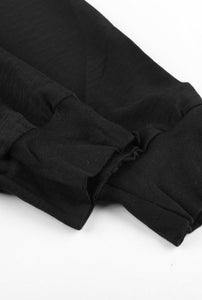 Odessa Pocketed Joggers- Black