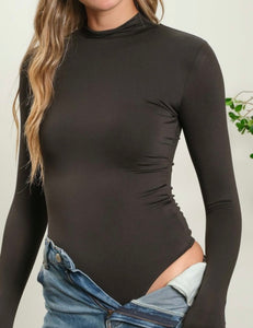 Stephanie Seamless Mock Neck Bodysuit