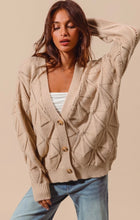 Load image into Gallery viewer, Marcella Textured Knit Button Front Cardigan