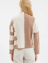 Load image into Gallery viewer, Monica Colorblock Mock Neck Sweater