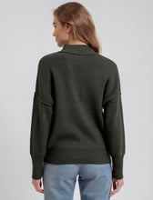 Load image into Gallery viewer, Donna Mock Neck Ribbed Sweater