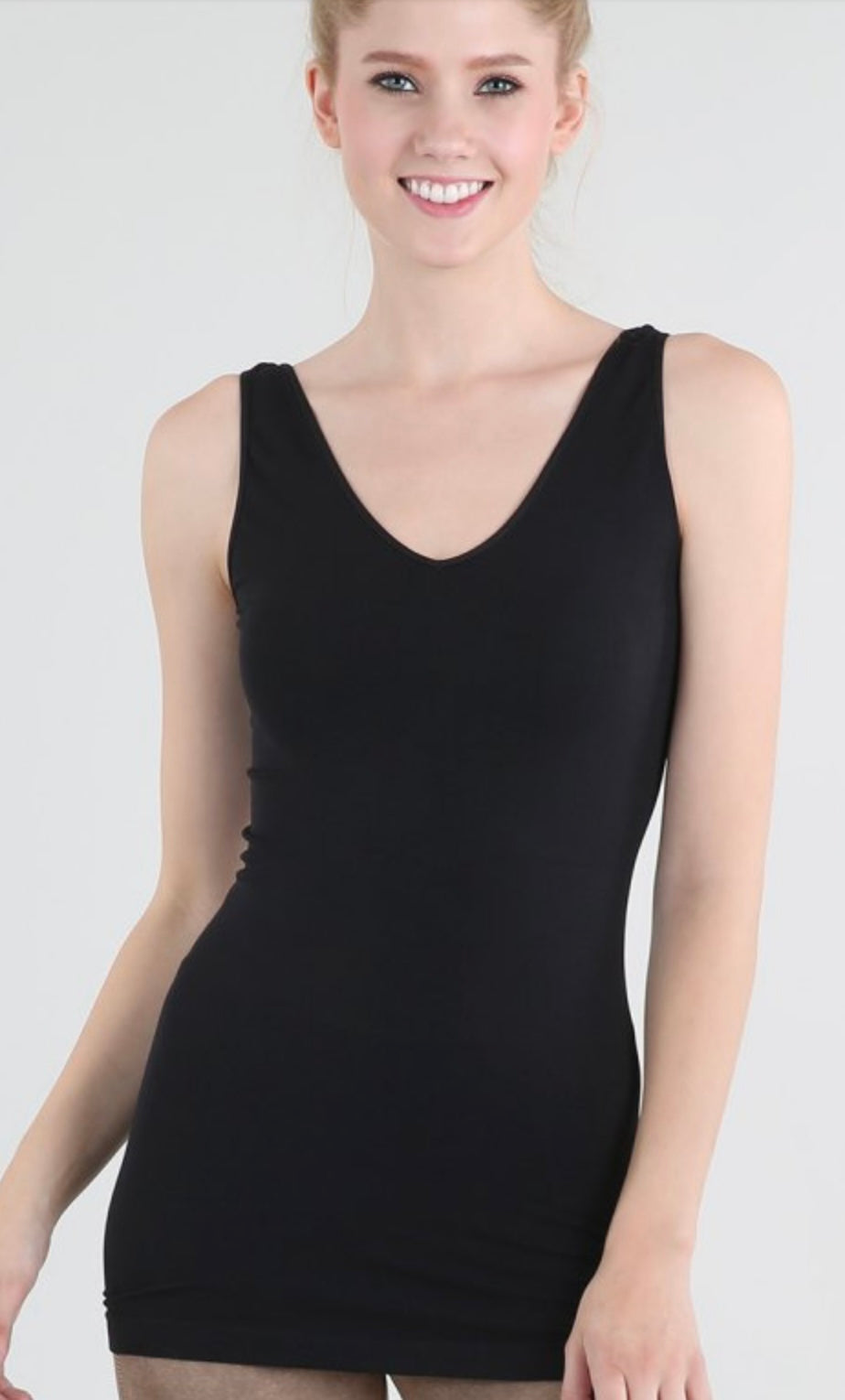 Niki Biki Reversible Tank- Black