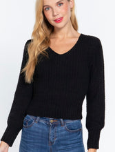 Load image into Gallery viewer, Camila Long Sleeve Ribbed Sweater