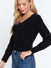 Load image into Gallery viewer, Camila Long Sleeve Ribbed Sweater