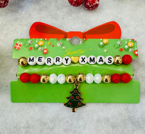 Christmas Words Bracelet & Chain