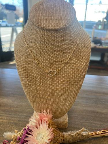 Hallie Heart Necklace