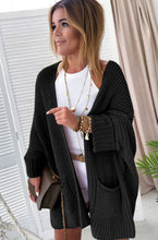 Load image into Gallery viewer, Serafina Oversized Cardigan- Black