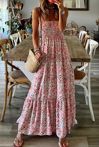 Don’t Smocked Ruffle Maxi- Floral