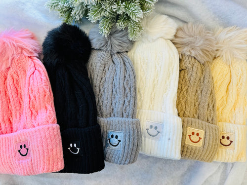 Smiley Face Beanie