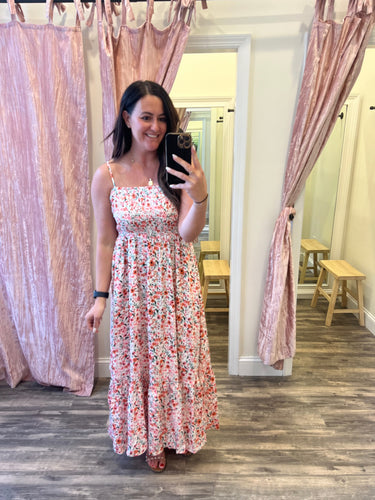 Don’t Smocked Ruffle Maxi- Floral