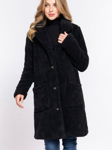 Scotti Long Sherpa Coat