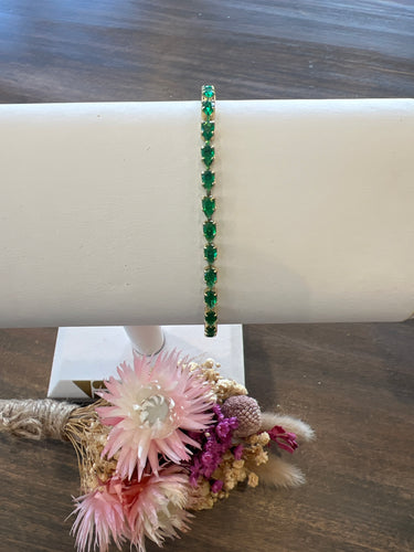 Emerald Stone Bracelet