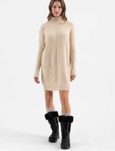 Mindy Mock Neck Sweater Dress