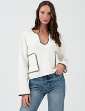 Load image into Gallery viewer, Eliana Contract Stitch Sweater