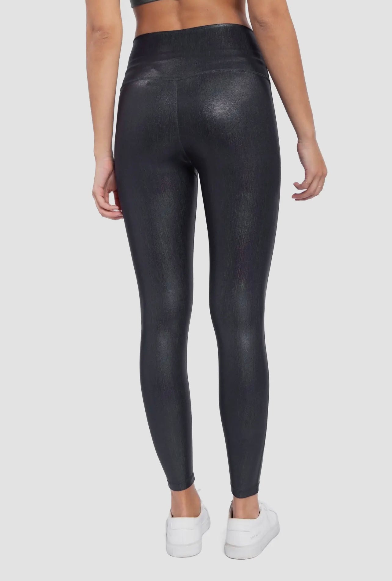 Iridescent Halo Foil Leggings - Black – Sweet Simplicity Boutique