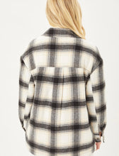 Load image into Gallery viewer, Iris Plaid Button Up Jacket- Black
