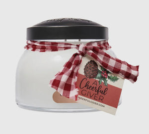 A CheerFul Giver Candle- 22oz Candy Cane