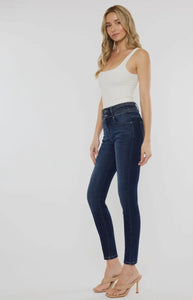 Marcella High Rise Super Skinny Jeans- Dark Wash