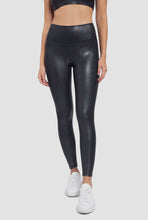 Load image into Gallery viewer, Iridescent Halo Foil Leggings - Black