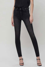 Load image into Gallery viewer, Mona High Rise Skinny Jean- Washed Black