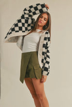 Load image into Gallery viewer, Miranda Checkered Pattern Oversized Jacket